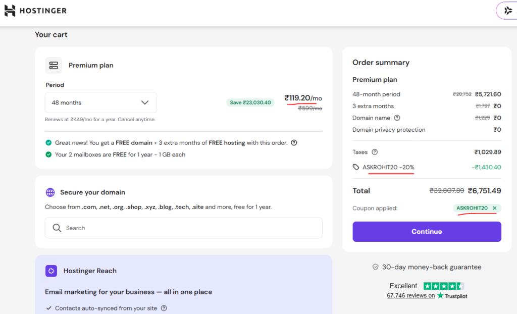 hostinger coupon code