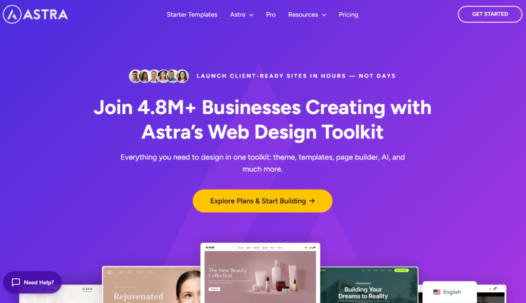 wp astra theme